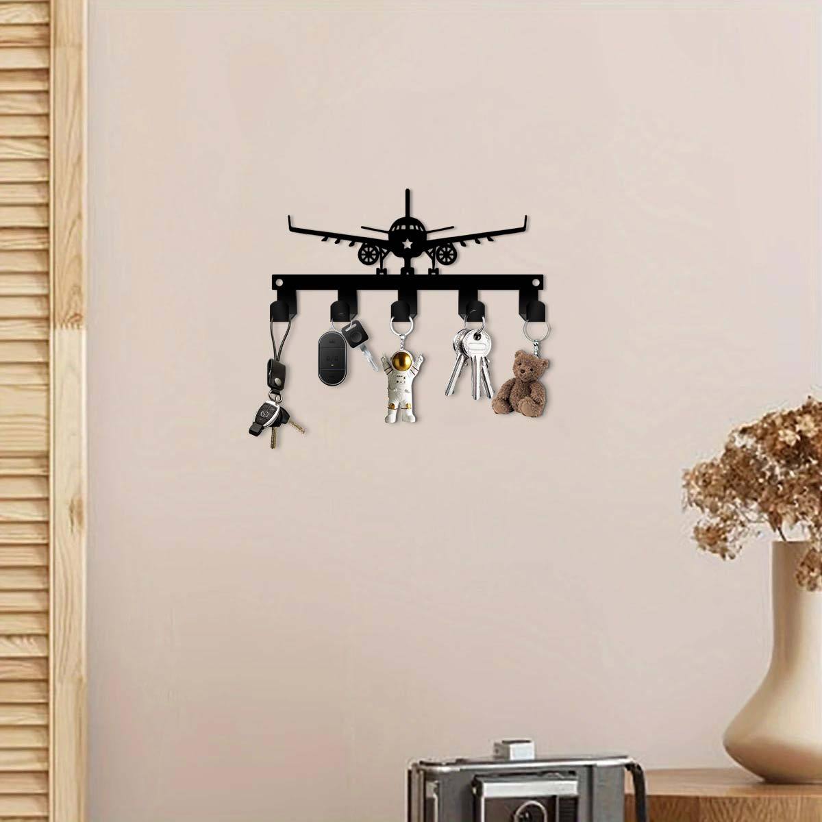 Kitchen Decor Lighting - CIFBUY Airplane Metal Wall Art Key