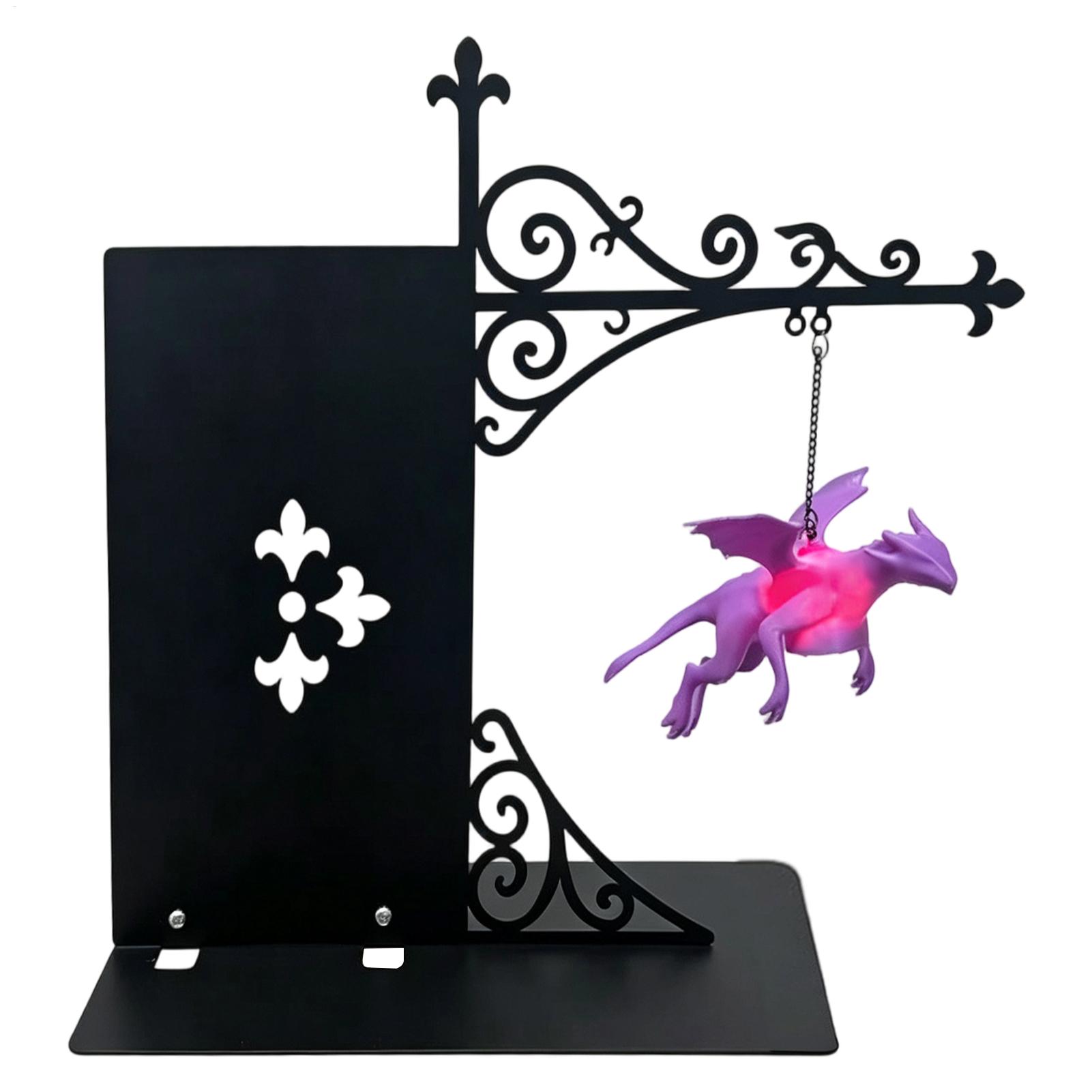 Unique Lighting Decor - Unique Floating Dragon Bookshelf Lamp Flying