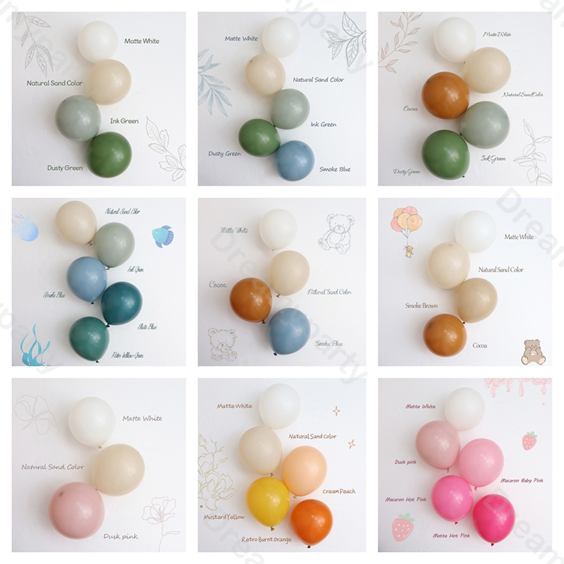 Orange Lighting Decor - 5/10/12/18inch Pastel Balloon Garland Arch Navy