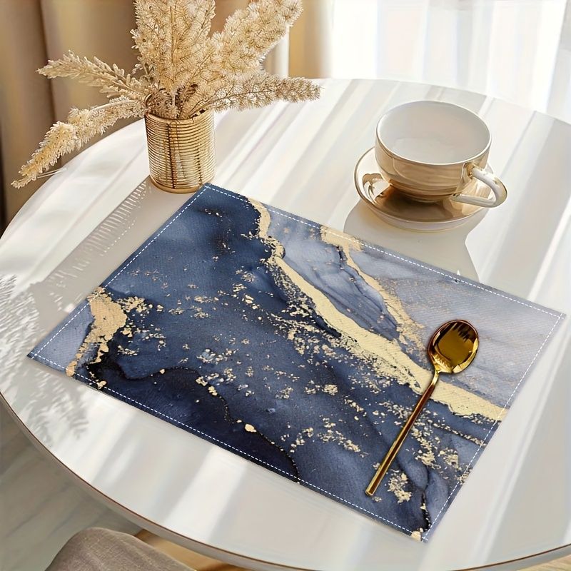 Kitchen Decor Lighting - VIKAMA 2/4/6PCS Light Luxury Placemats, Heat