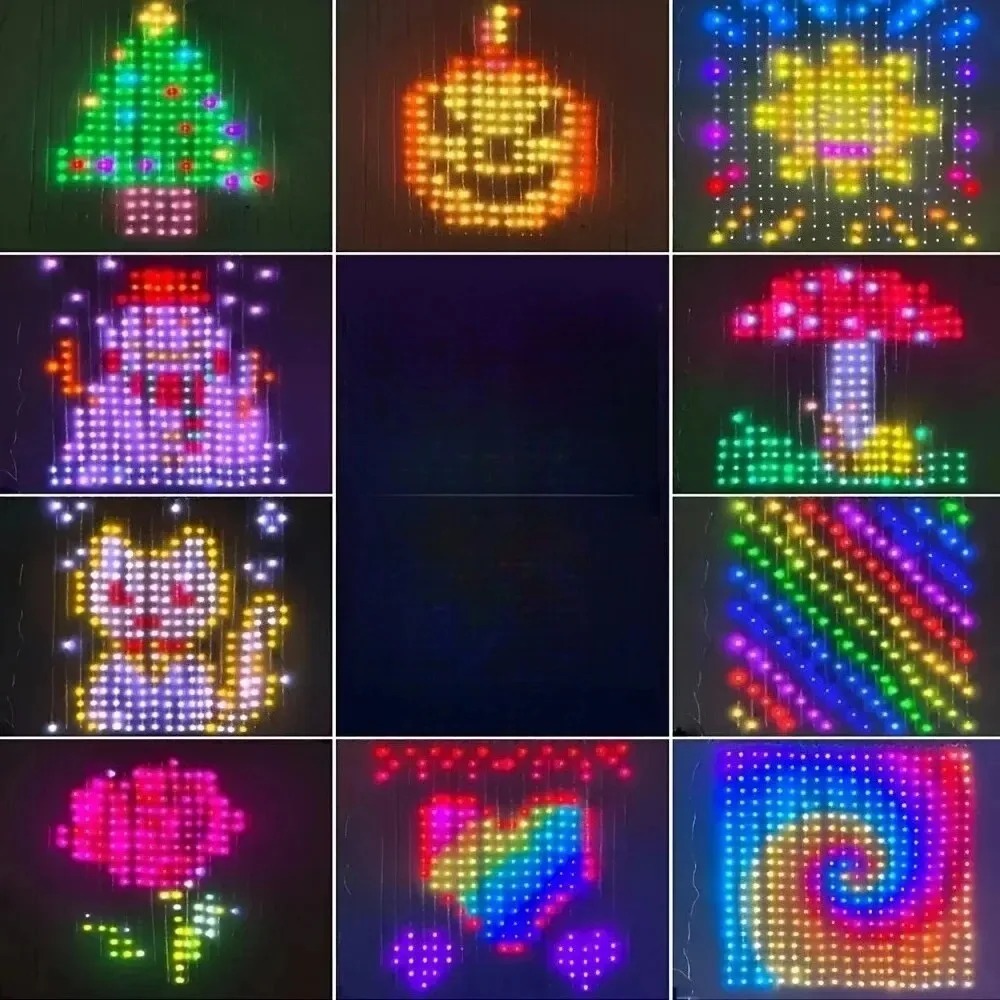 Outdoor LED Pixel Curtain Ligh - огляд і ціна Wall Decor Lighting
