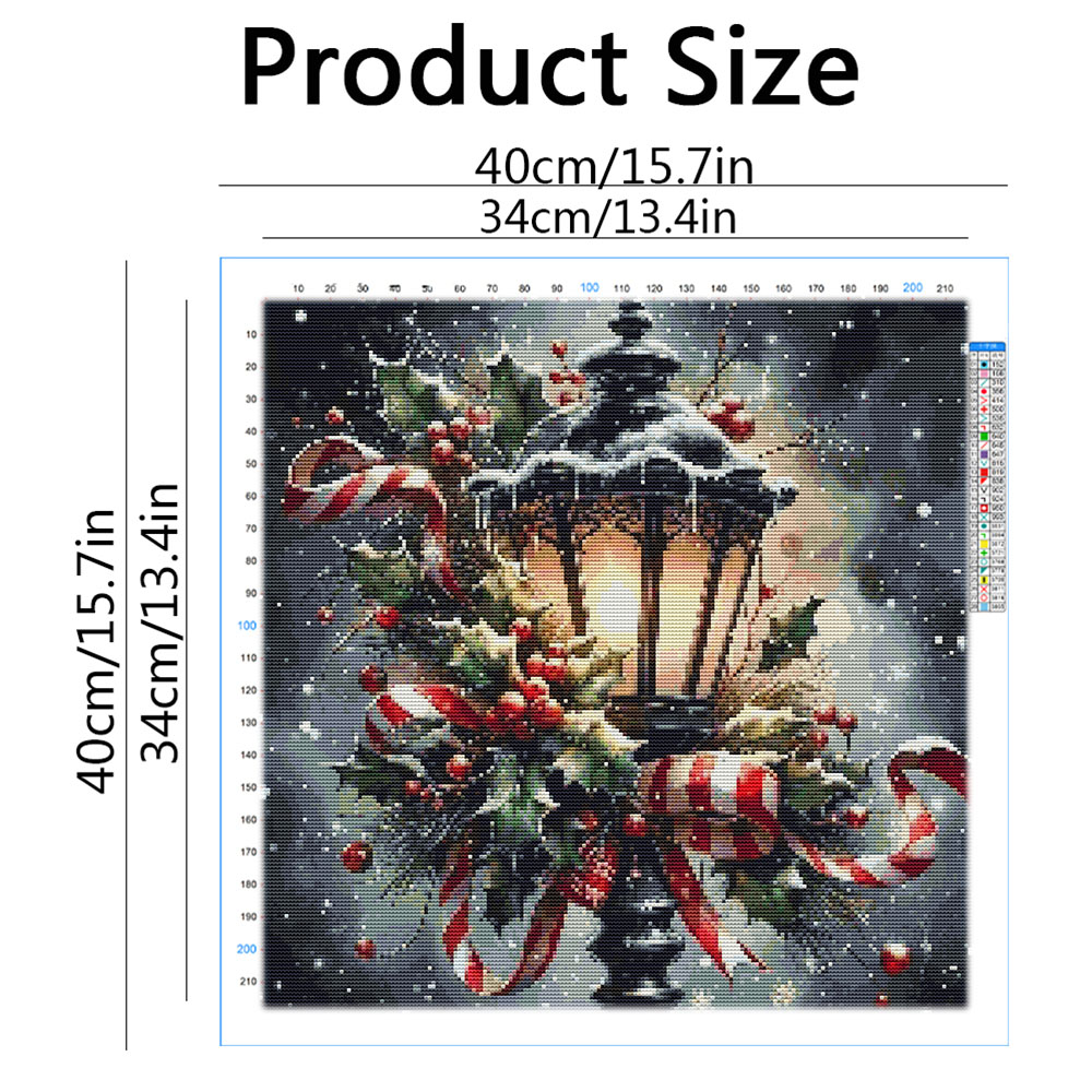 11CT Christmas Cross Stitch Se - огляд і ціна Unique Lighting Decor