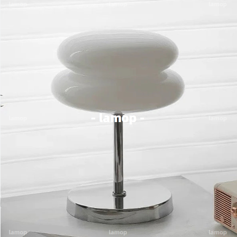 Bauhaus Cream‑Globe Table Lamp - огляд і ціна Lighting Table Decor