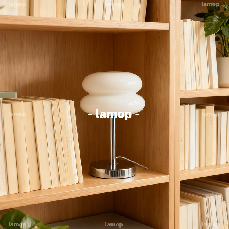 Bauhaus Cream‑Globe Table Lamp - огляд і ціна Lighting Table Decor