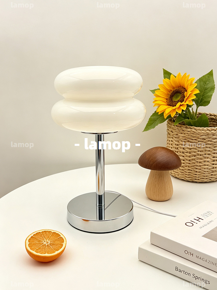 Bauhaus Cream‑Globe Table Lamp - огляд і ціна Lighting Table Decor