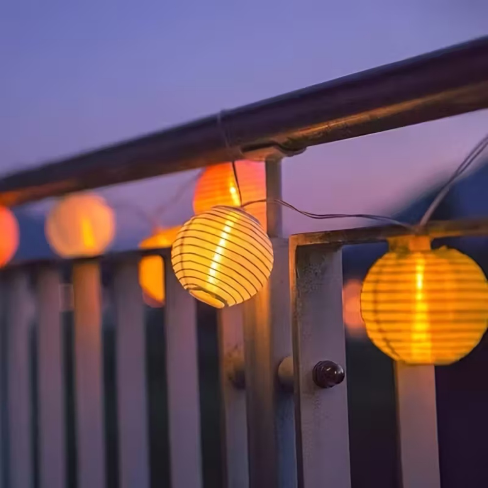 10LED/20LED Paper Lantern Stri - огляд і ціна Lantern Paper Solar