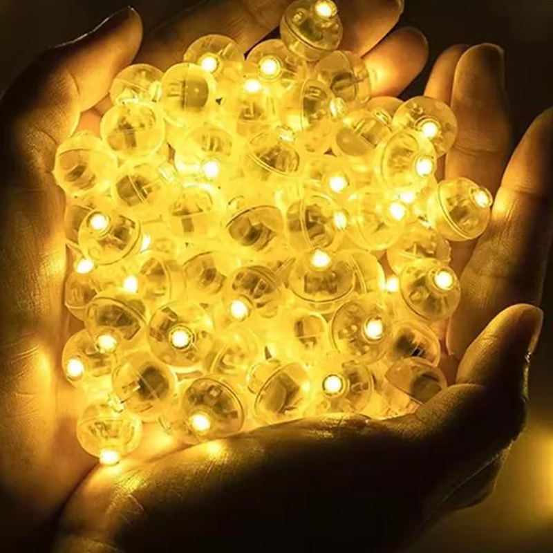 50/100 Pcs LED Balloon Lights  - огляд і ціна Lantern Paper Solar