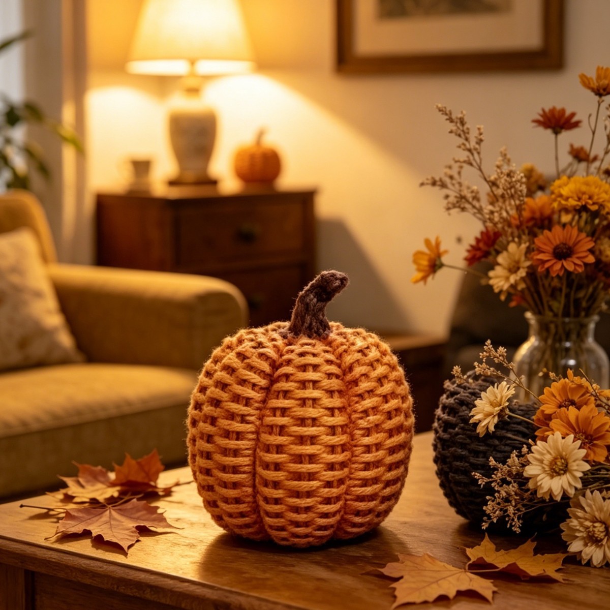 Imitation rattan pumpkin ornam - огляд і ціна Lighting Home Decor Items
