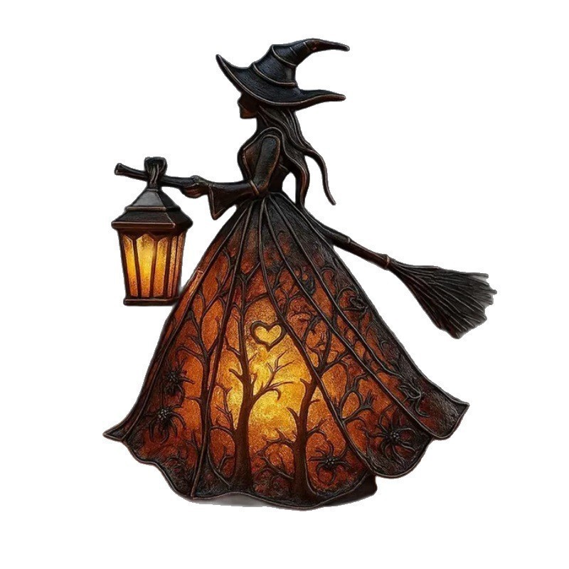 Witch Resin Tabletop Night Lig - огляд і ціна Lighting Table Decor