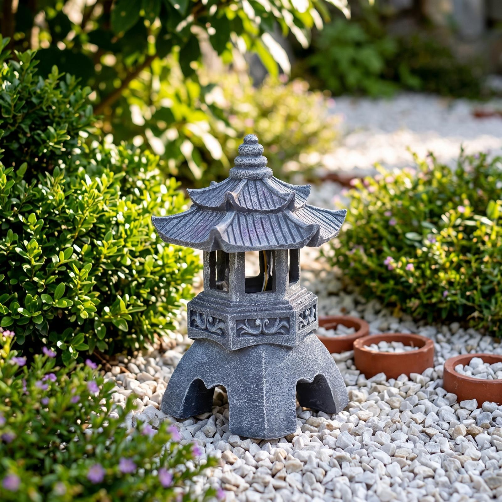 Chinese Pagoda Solar Lantern R - огляд і ціна Lantern Paper Solar