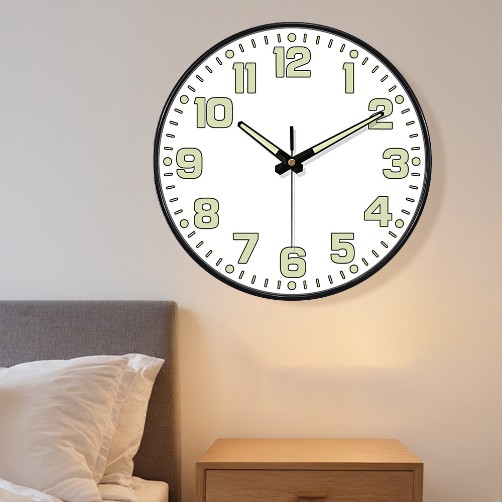 Luminous Wall Clock Light In D - огляд і ціна Lighting Home Decor Wall Clocks