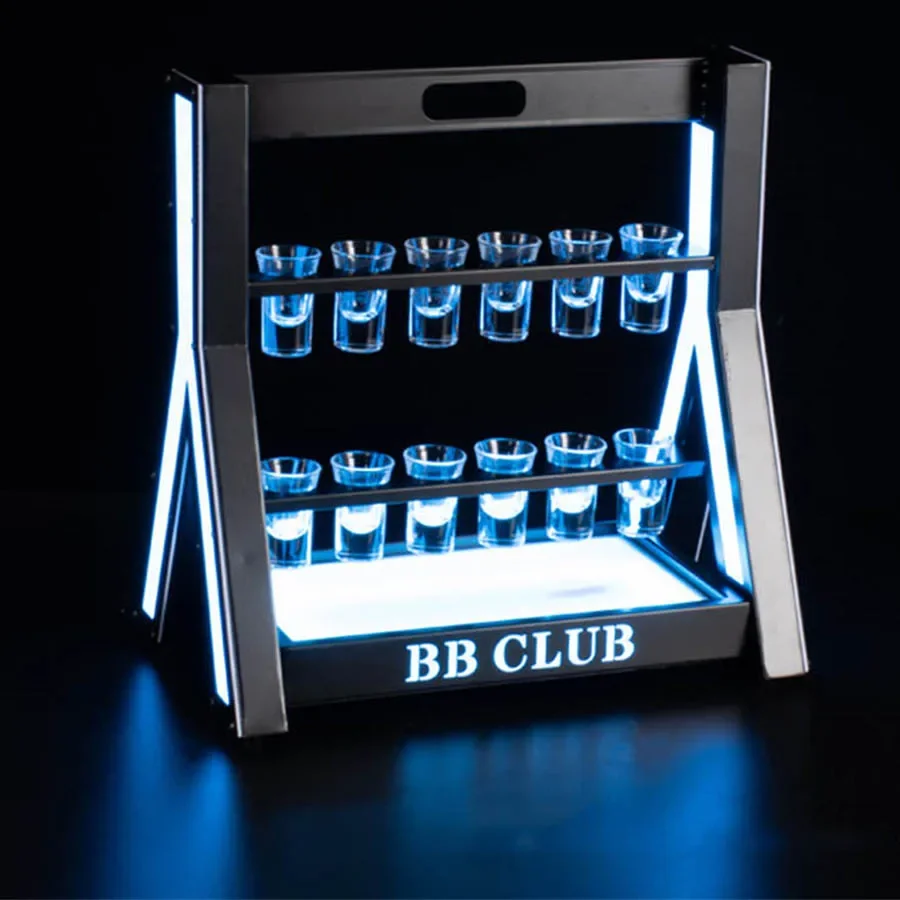 Rechargeable LED Shot Glass Di - огляд і ціна Lighting Decoration Stand