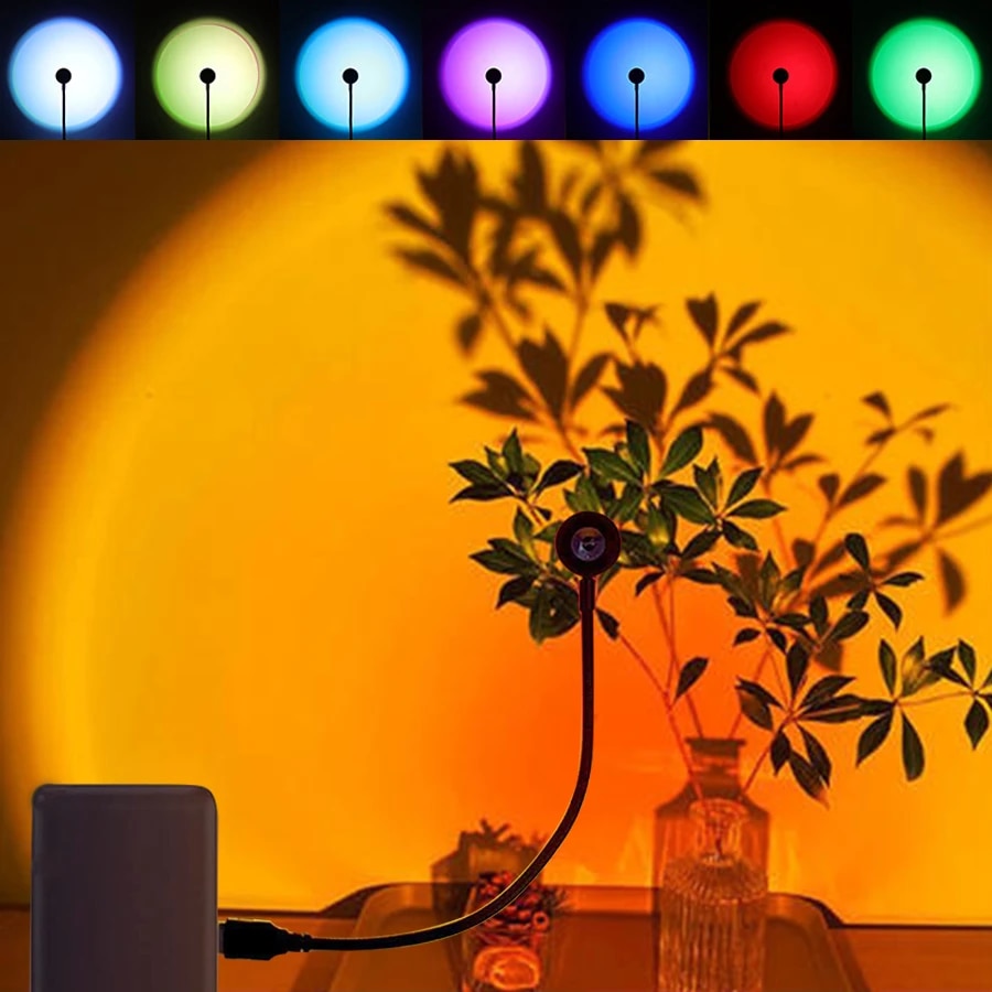 MeeToo USB Sunset Mood Lamp Le - огляд і ціна Sunset Lamp Projection