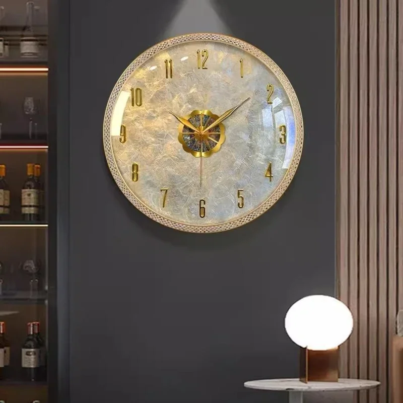 Modern Light Luxury Living Roo - огляд і ціна Lighting Home Decor Wall Clocks