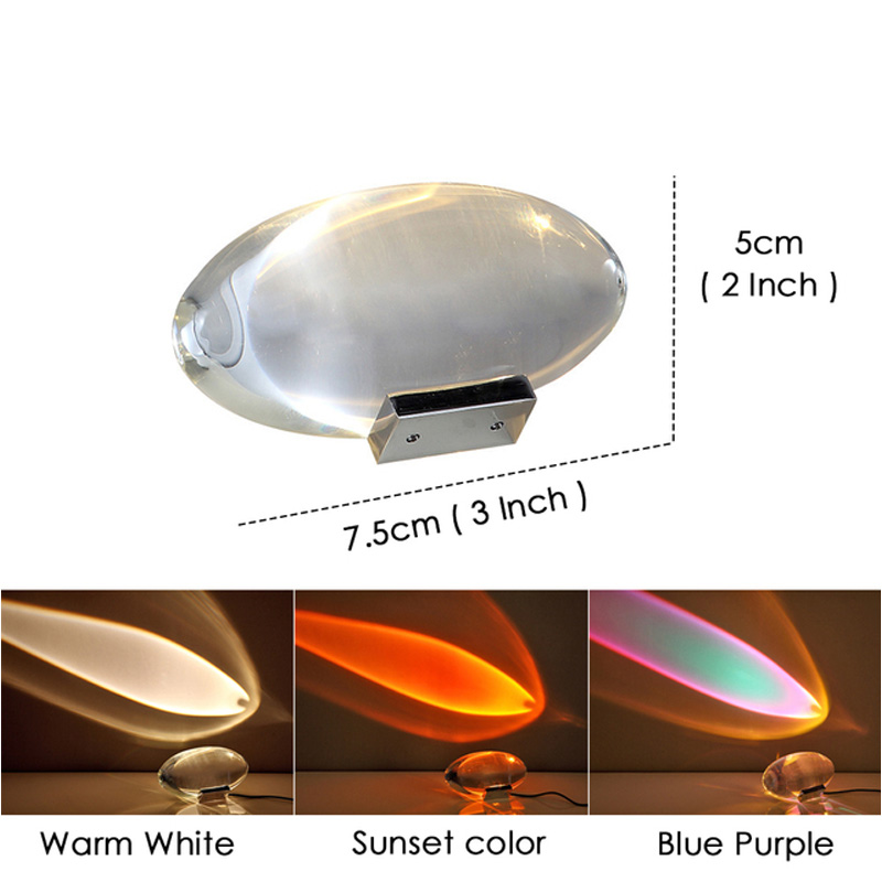 Italian Designer Table Lamp Le - огляд і ціна Sunset Lamp Projection