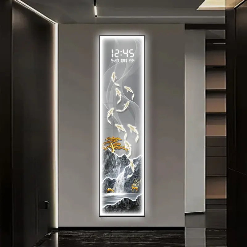 Modern Luxury Led Electronic C - огляд і ціна Lighting Home Decor Wall Clocks