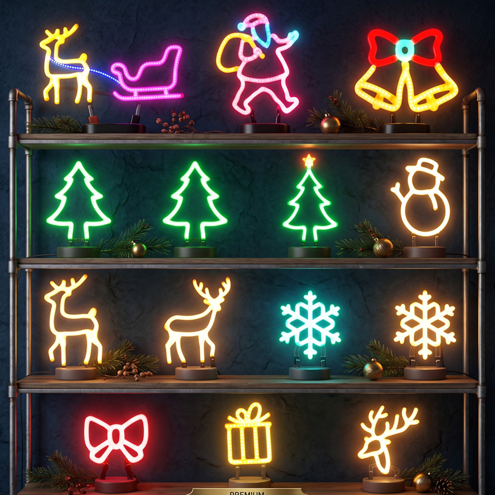 Christmas Decoration LED Neon  - огляд і ціна Wall Decor Lighting