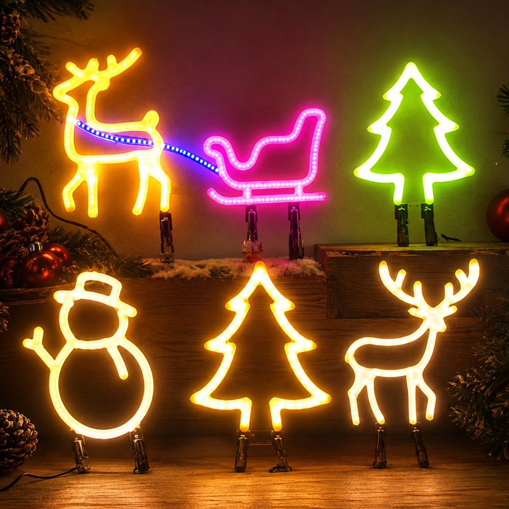 Christmas Decoration LED Neon  - огляд і ціна Wall Decor Lighting