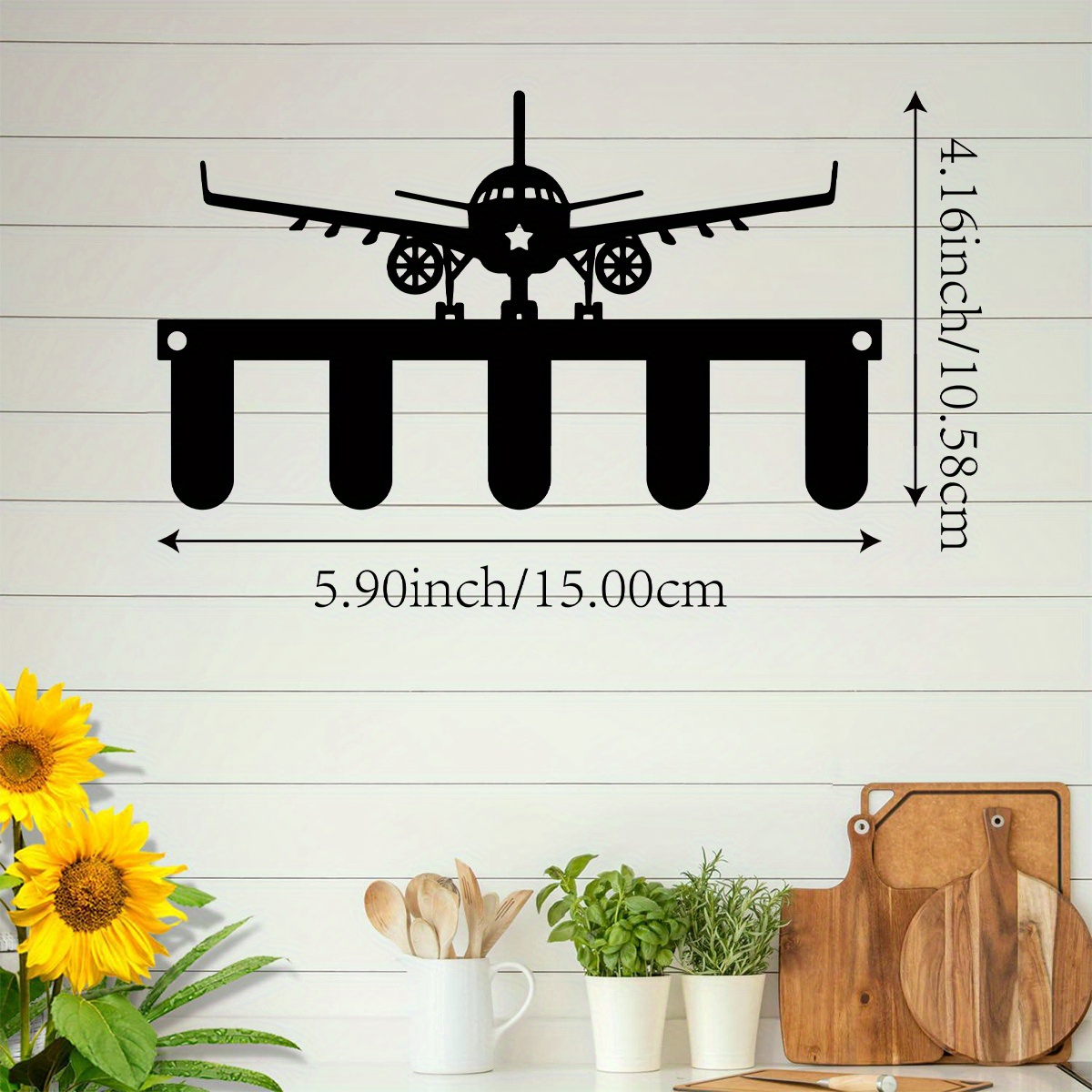 CIFBUY Airplane Metal Wall Art - огляд і ціна Kitchen Decor Lighting