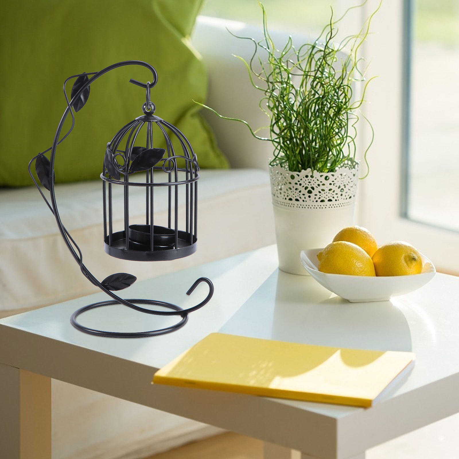 1Pcs Black Hanging Birdcage De - огляд і ціна Lighting Decoration Stand