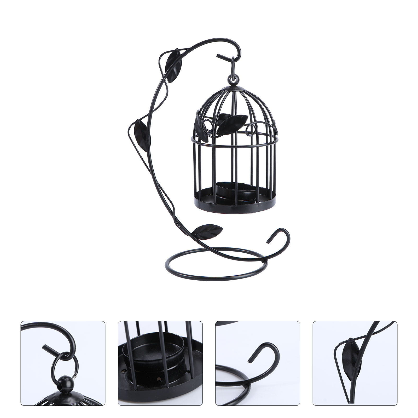 1Pcs Black Hanging Birdcage De - огляд і ціна Lighting Decoration Stand