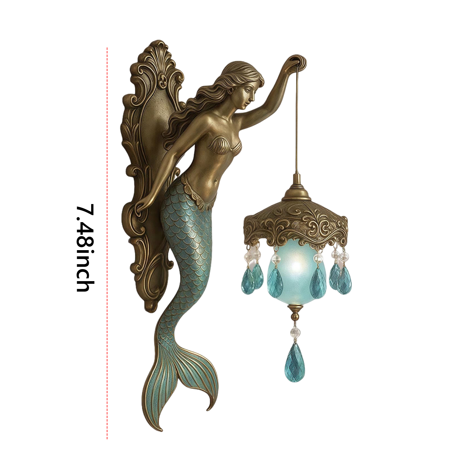 Mermaid Wall Lamp Fairy Wing N - огляд і ціна Restaurant Lighting Decoration