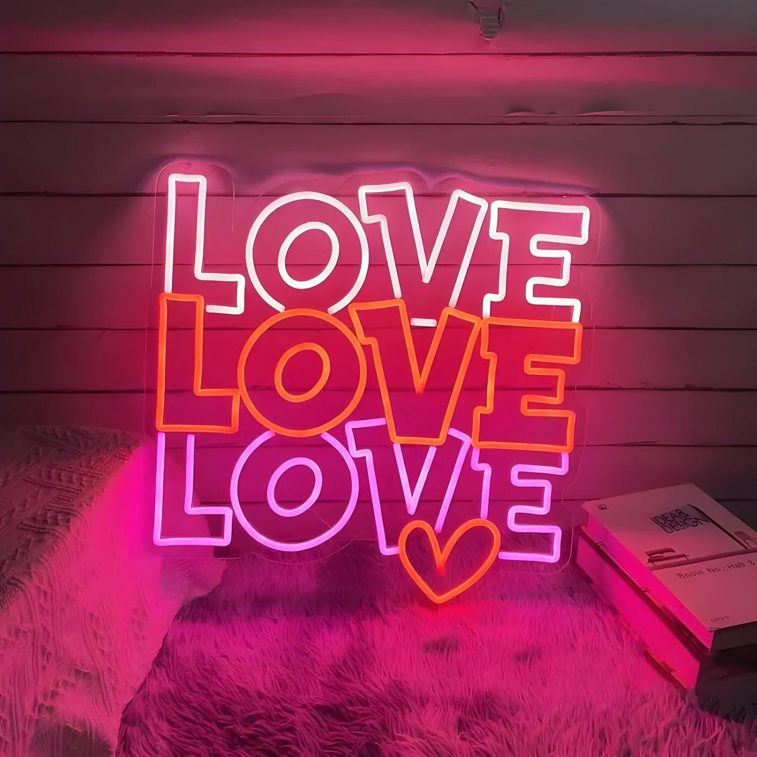 Love Neon Sign USB Dimmable LE - огляд і ціна Wall Decor Lighting