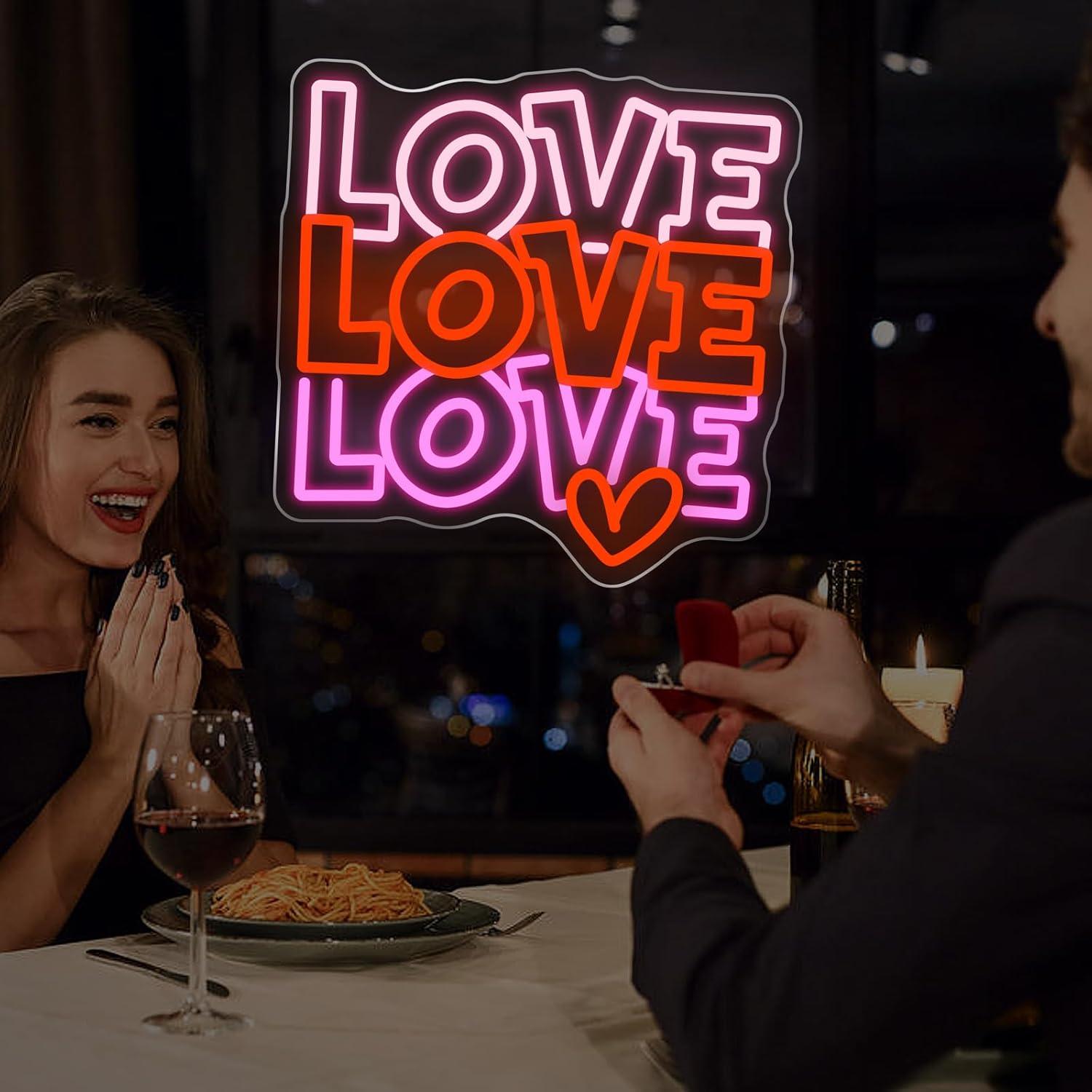 Love Neon Sign USB Dimmable LE - огляд і ціна Wall Decor Lighting