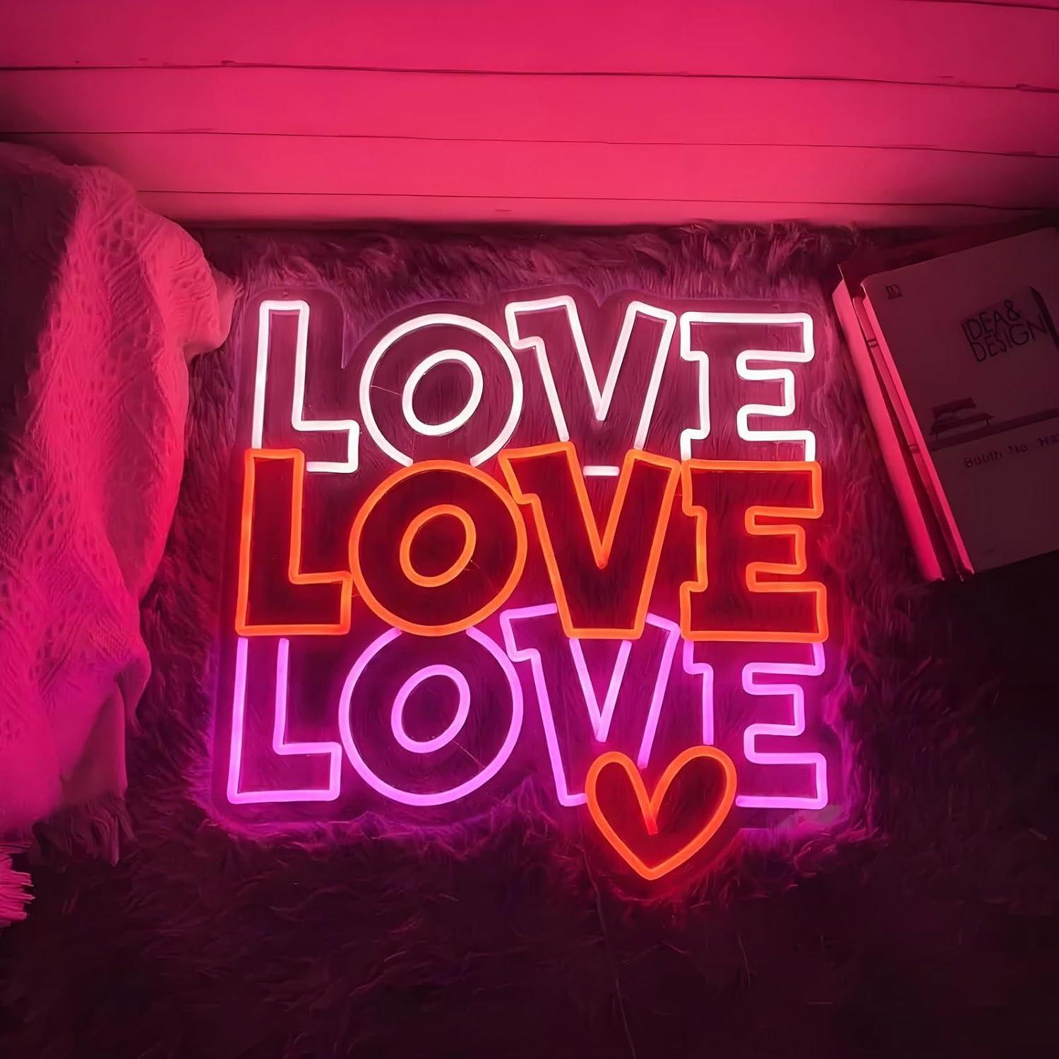 Love Neon Sign USB Dimmable LE - огляд і ціна Wall Decor Lighting
