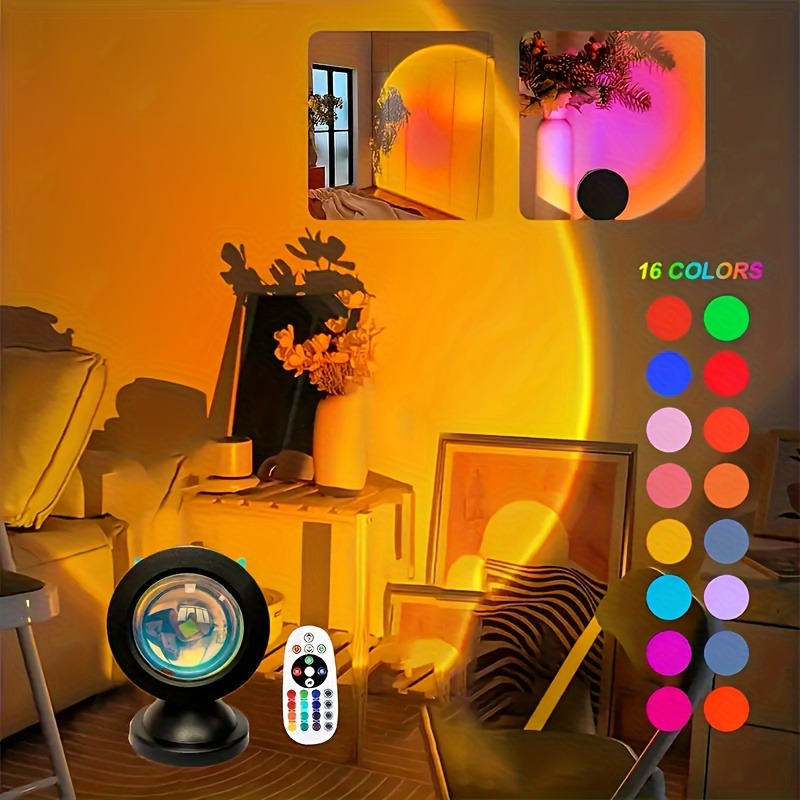 1pc Vibrant Sunset Projection  - огляд і ціна Sunset Lamp Projection