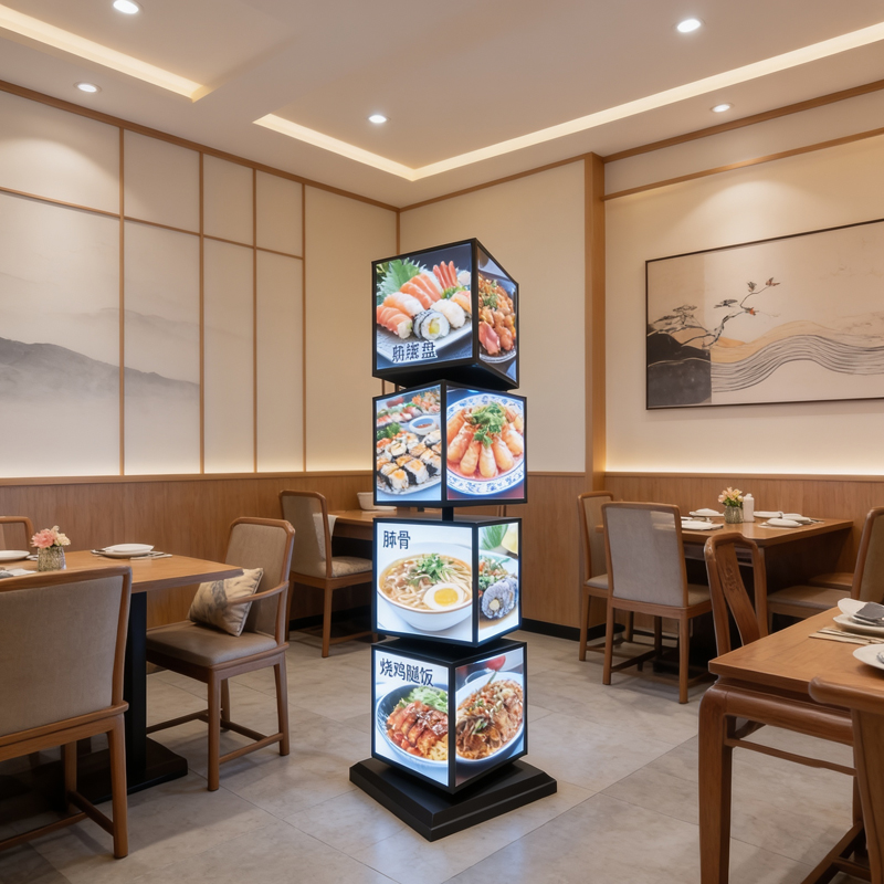 Custom Square Rotating Light B - огляд і ціна Restaurant Lighting Decoration