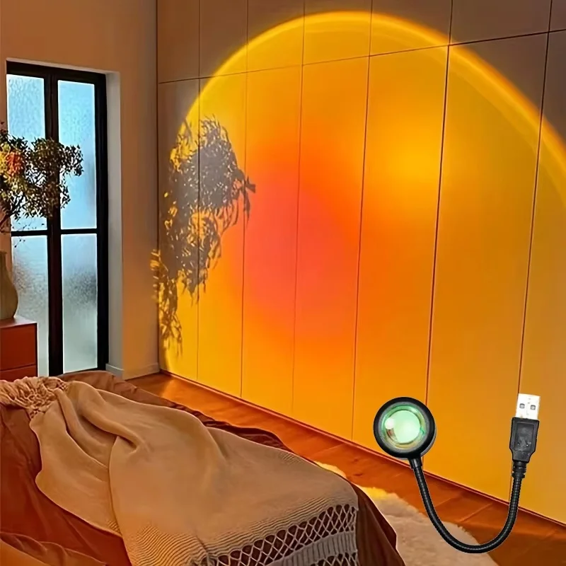 Mini USB ED Sunset Lamp Nightl - огляд і ціна Sunset Lamp Projection