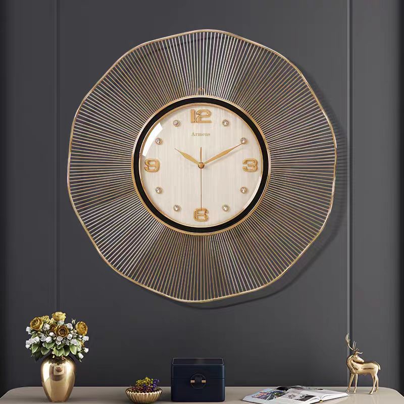 Light luxury creative living r - огляд і ціна Lighting Home Decor Wall Clocks