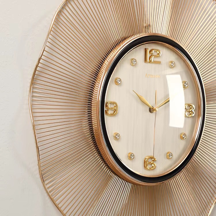 Light luxury creative living r - огляд і ціна Lighting Home Decor Wall Clocks
