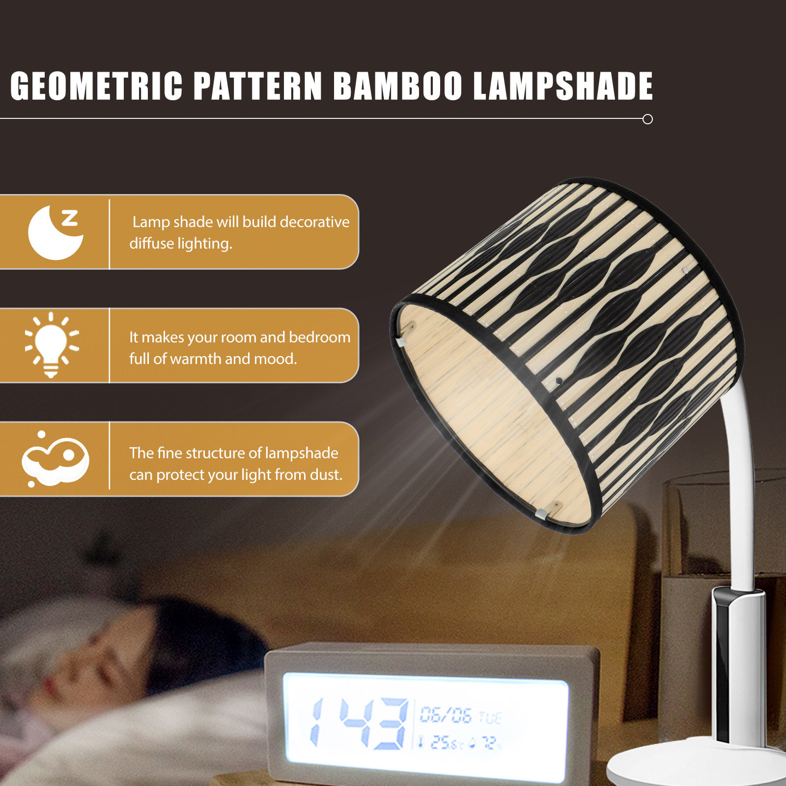 Exquisite Bamboo Craft Geometr - огляд і ціна Decor Lighting Solution