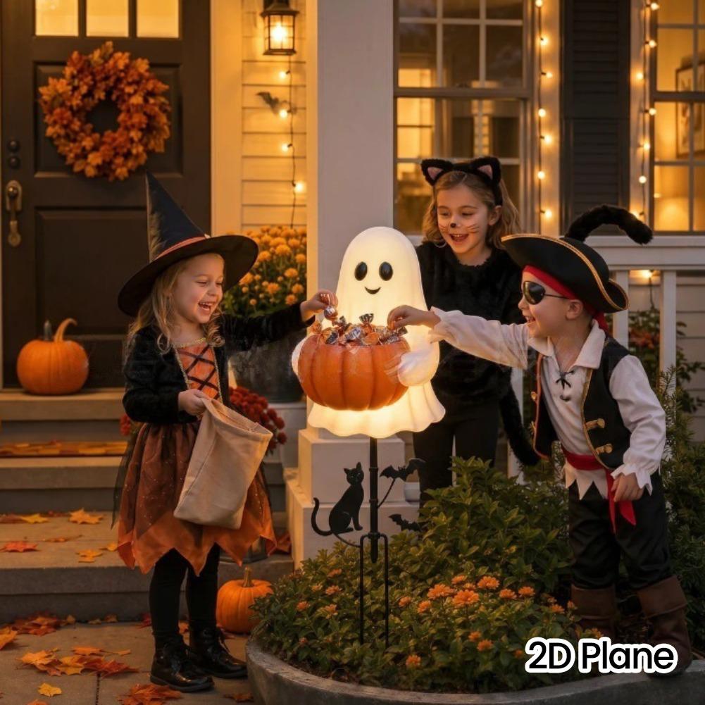 2D Halloween Ghost Pumpkin Can - огляд і ціна Lighting Decoration Stand