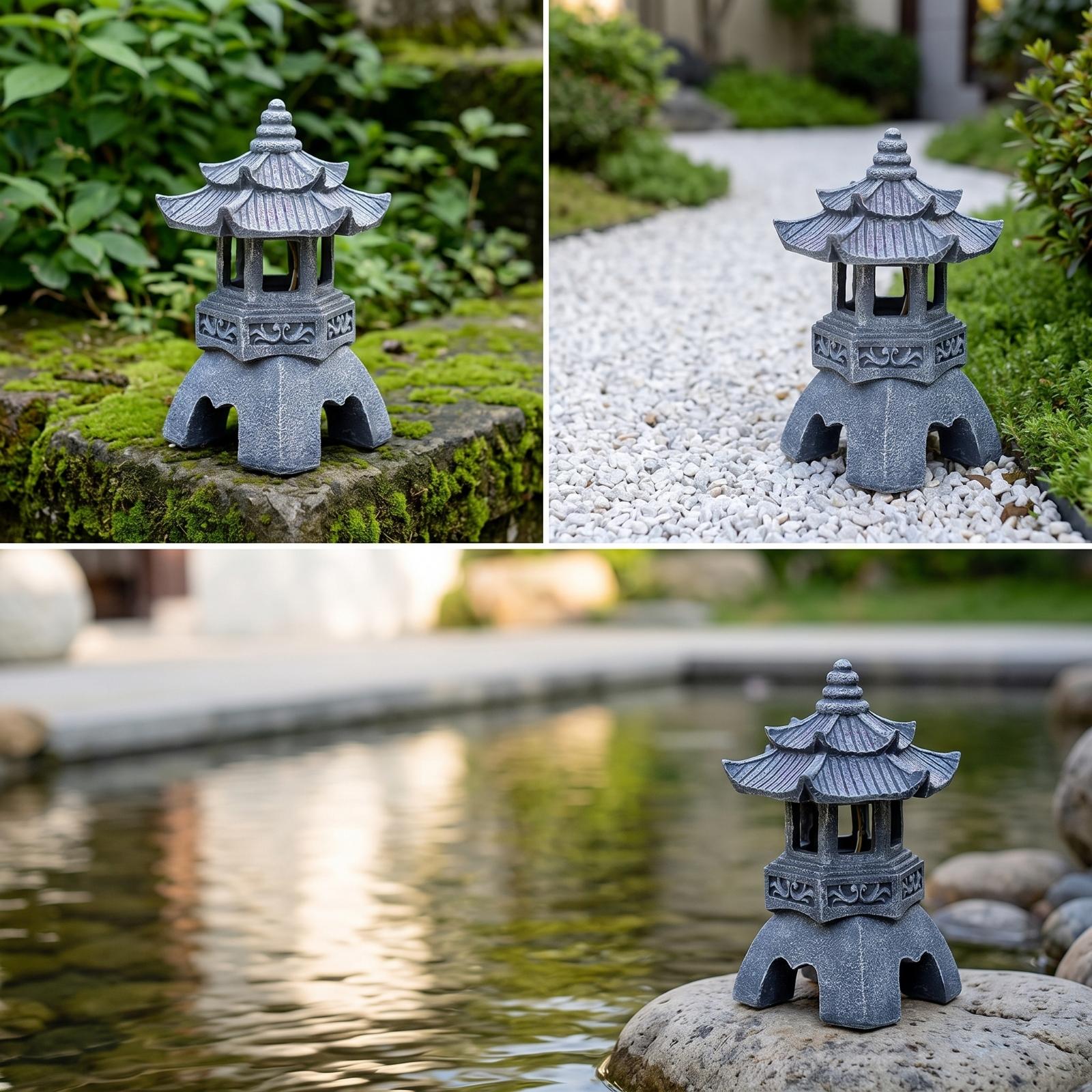 Chinese Pagoda Solar Lantern R - огляд і ціна Lantern Paper Solar